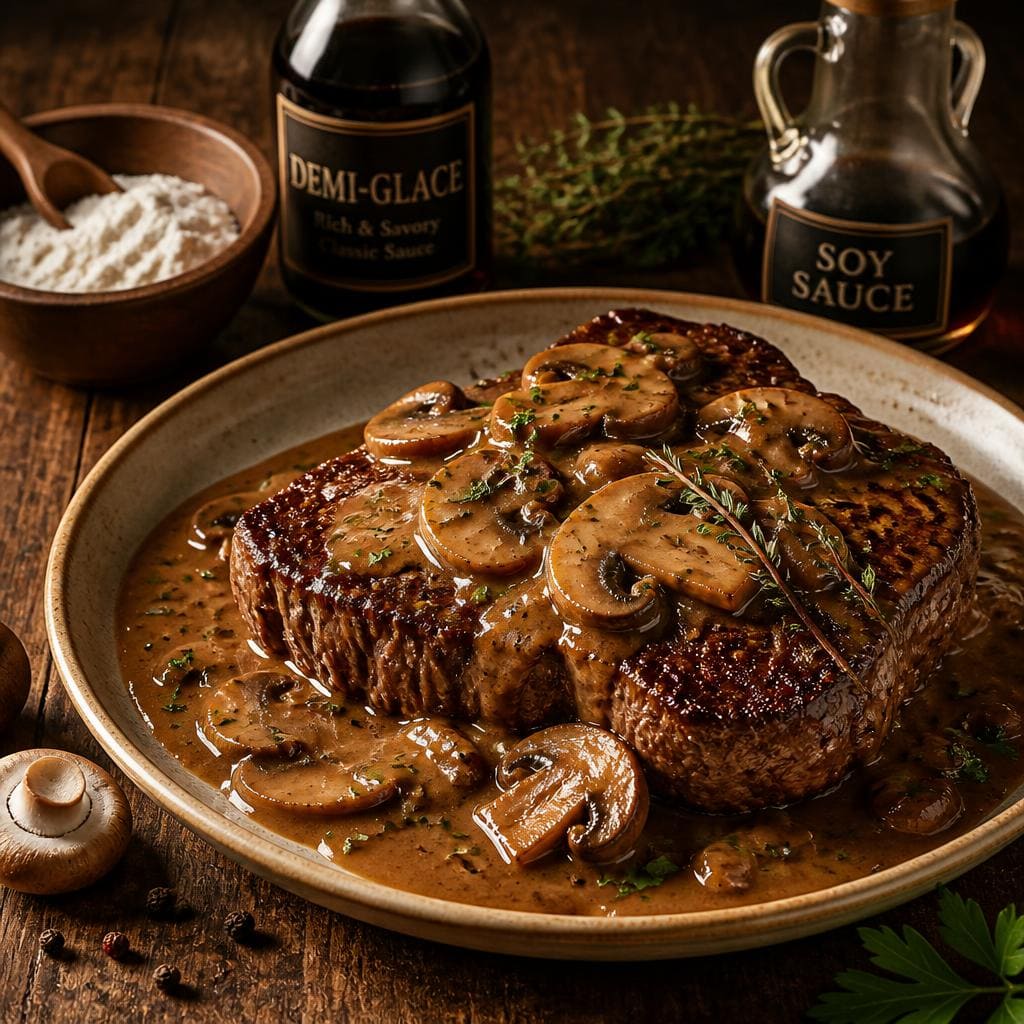 Mushroom sebagai tambahan menu Waroeng Steak & Shake